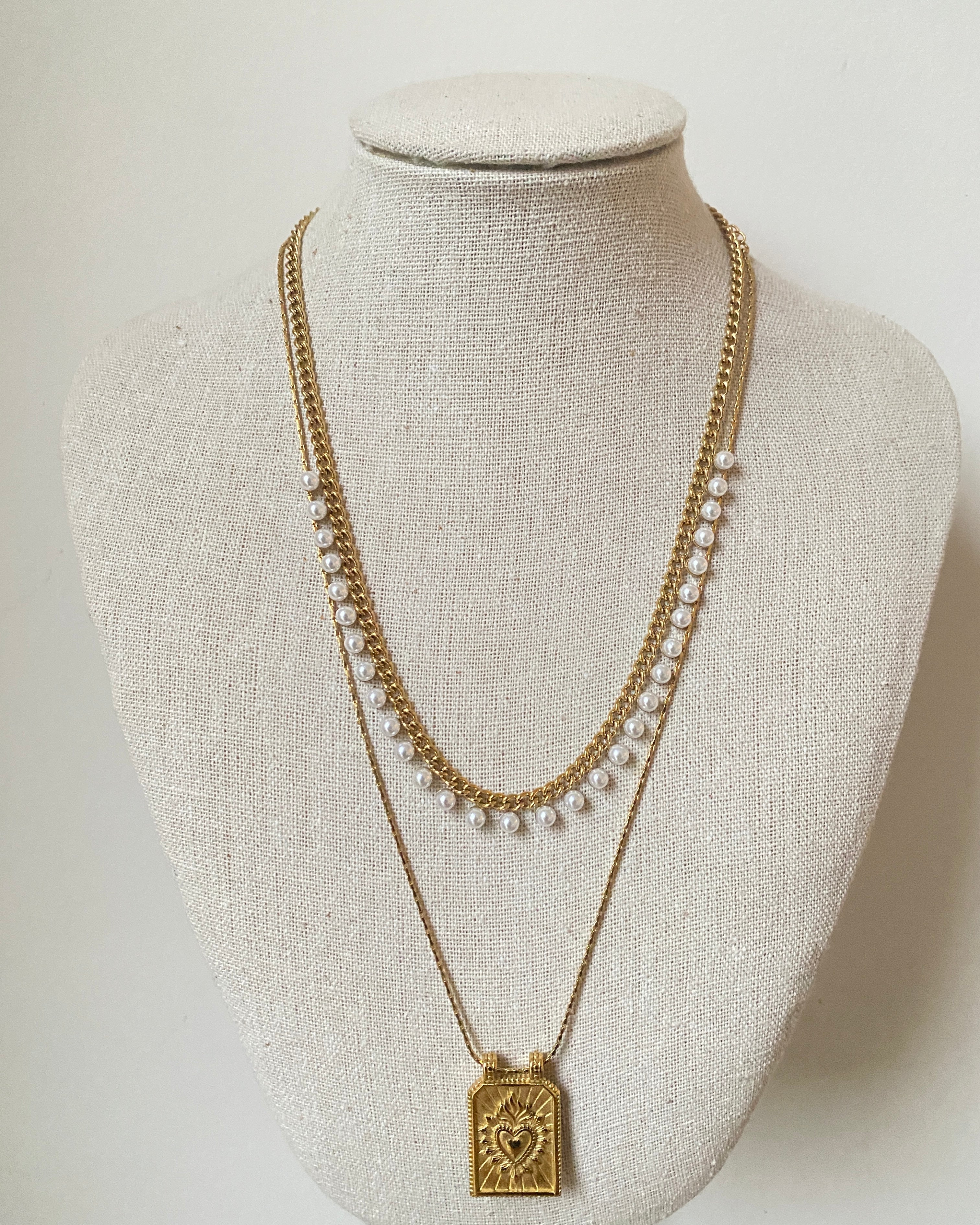 BOWIE NECKLACE / STAINLESS STEEL / 40CM