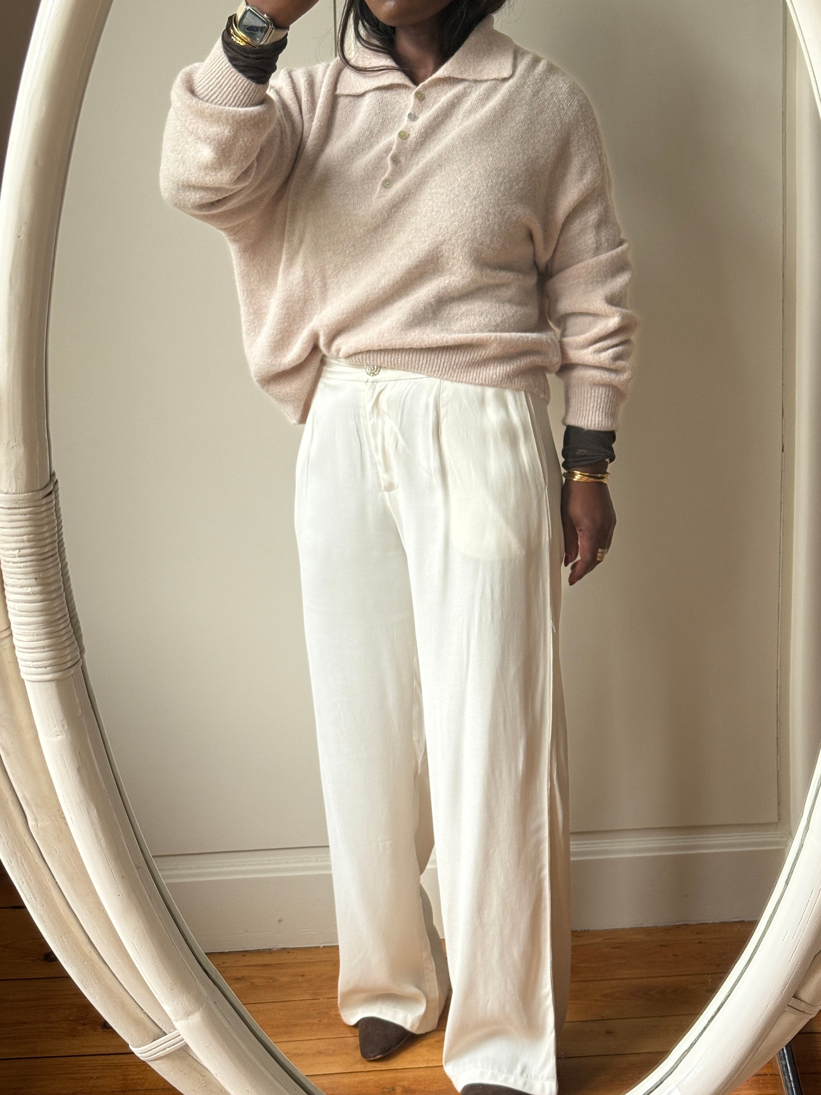 PANTS DRIZO COLOR ÉCRU