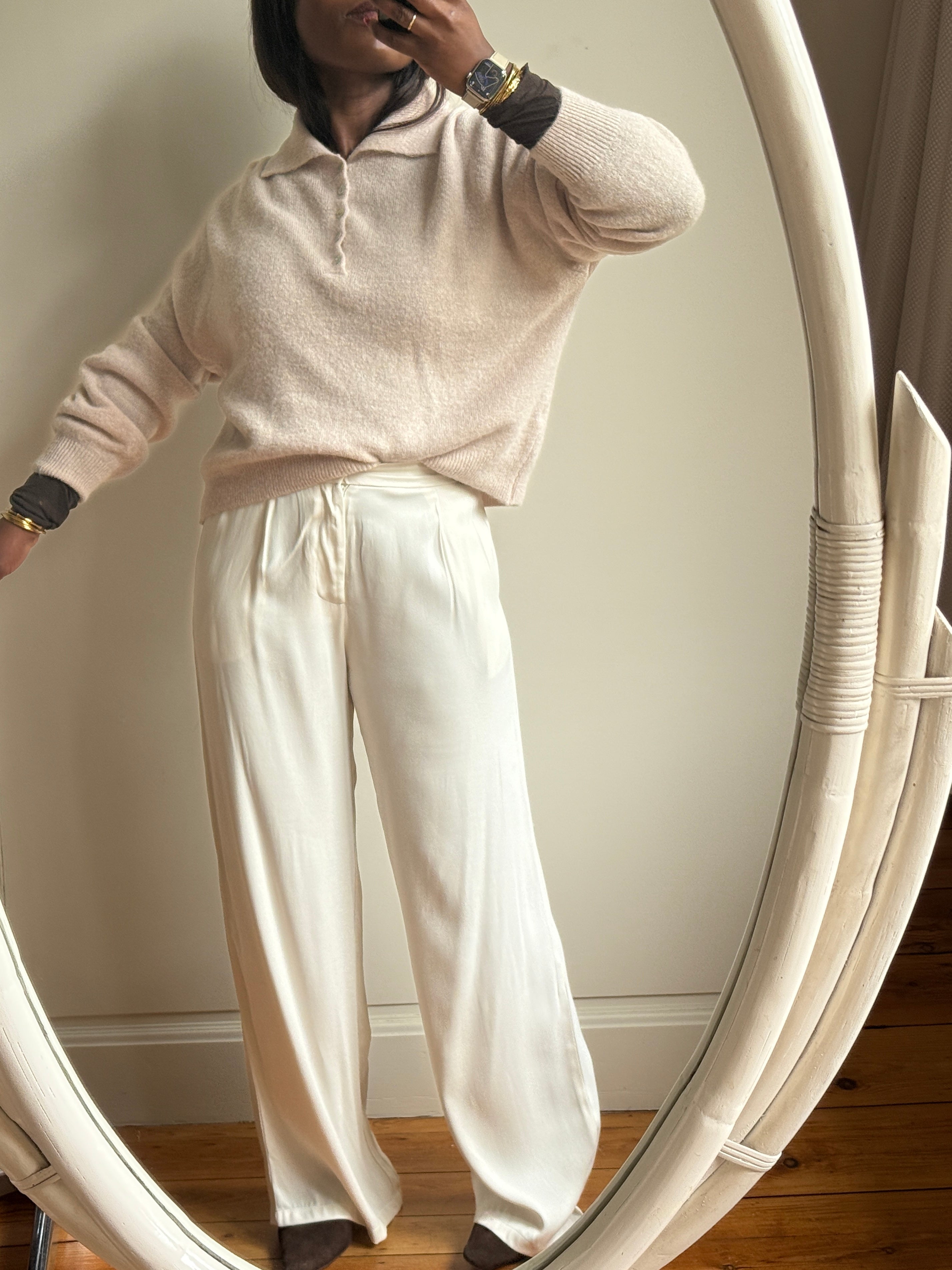 PANTS DRIZO COLOR ÉCRU