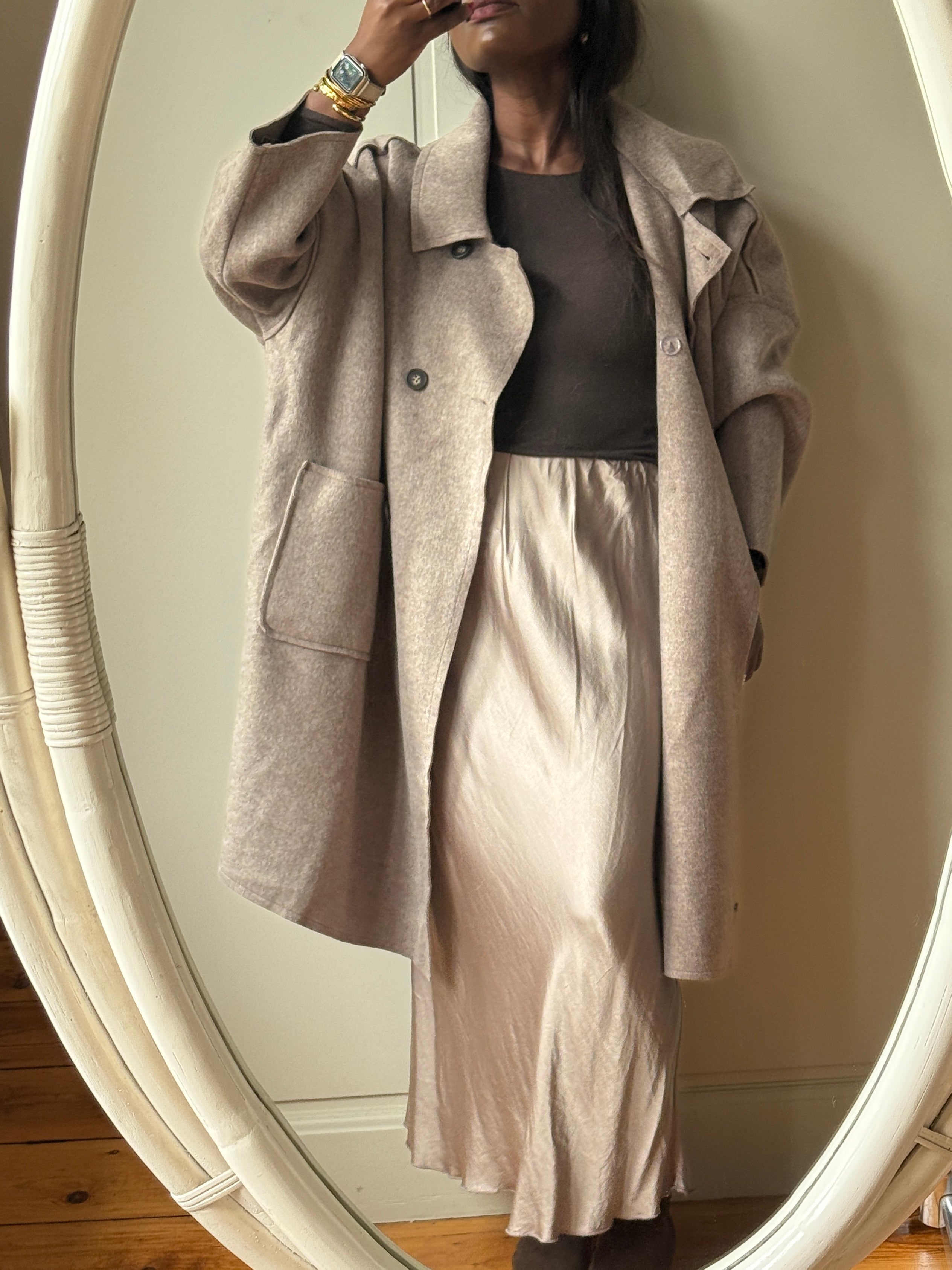 SKIRT NAT COLOR STONE