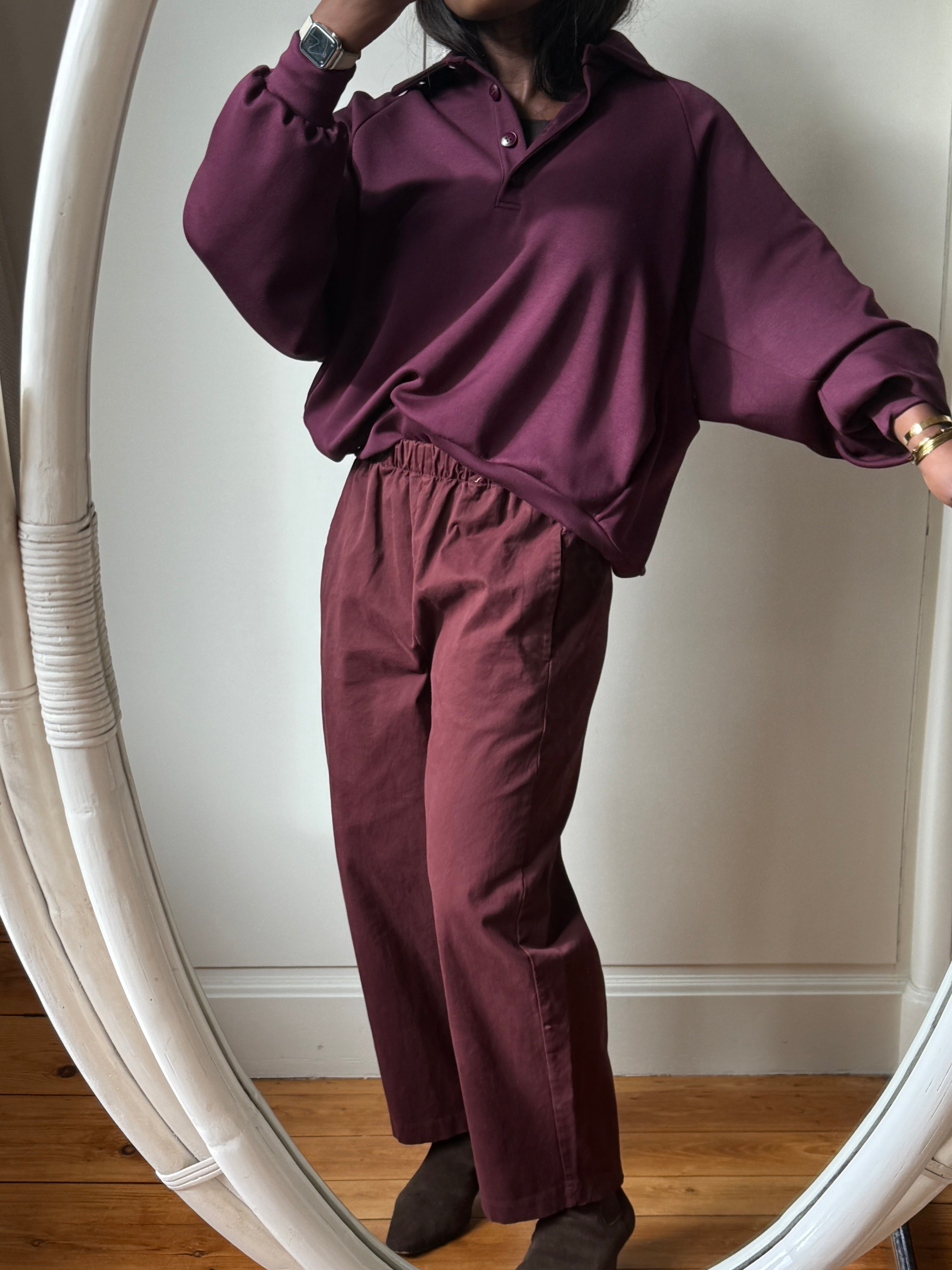 SWEATER ARTÚ BURGUNDY