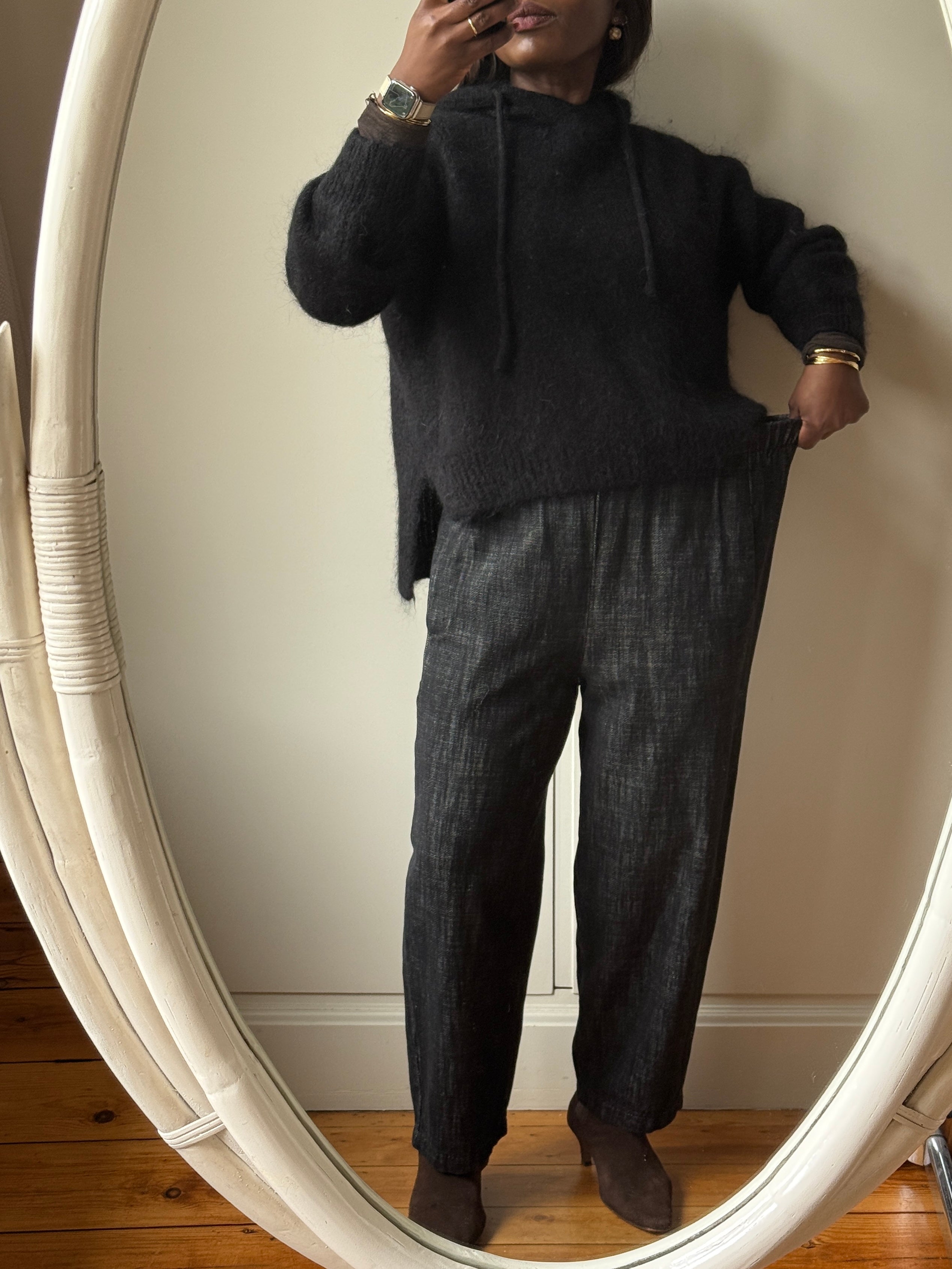 PANTS SURPRÍM BLACK DENIM