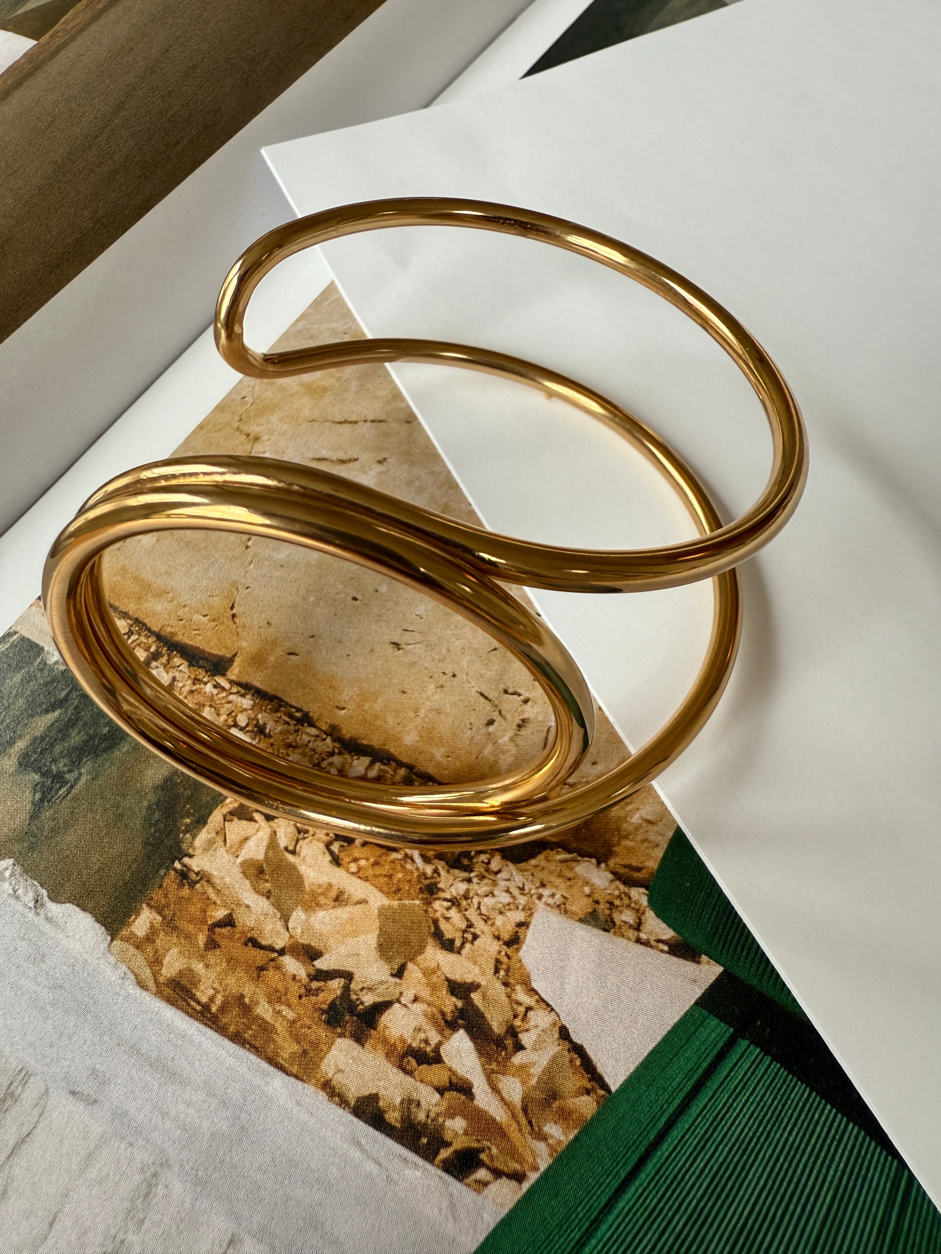 Chunky Bracelet, Stainless Steel, New