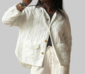 Jacket with Button Closure, Two front Pockets, One Size (34-42), Normal Fit