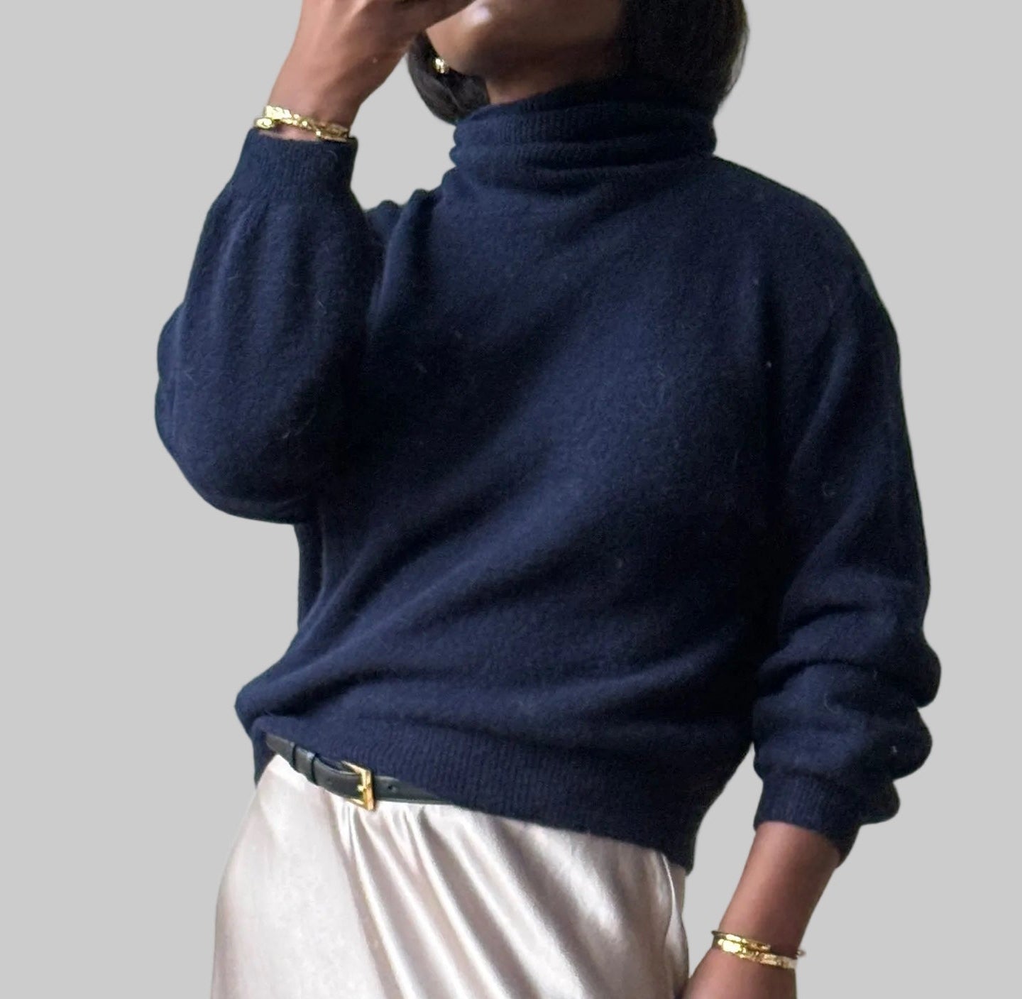 Turtleneck Knit, One Size (34-42), Normal Fit, New without tags