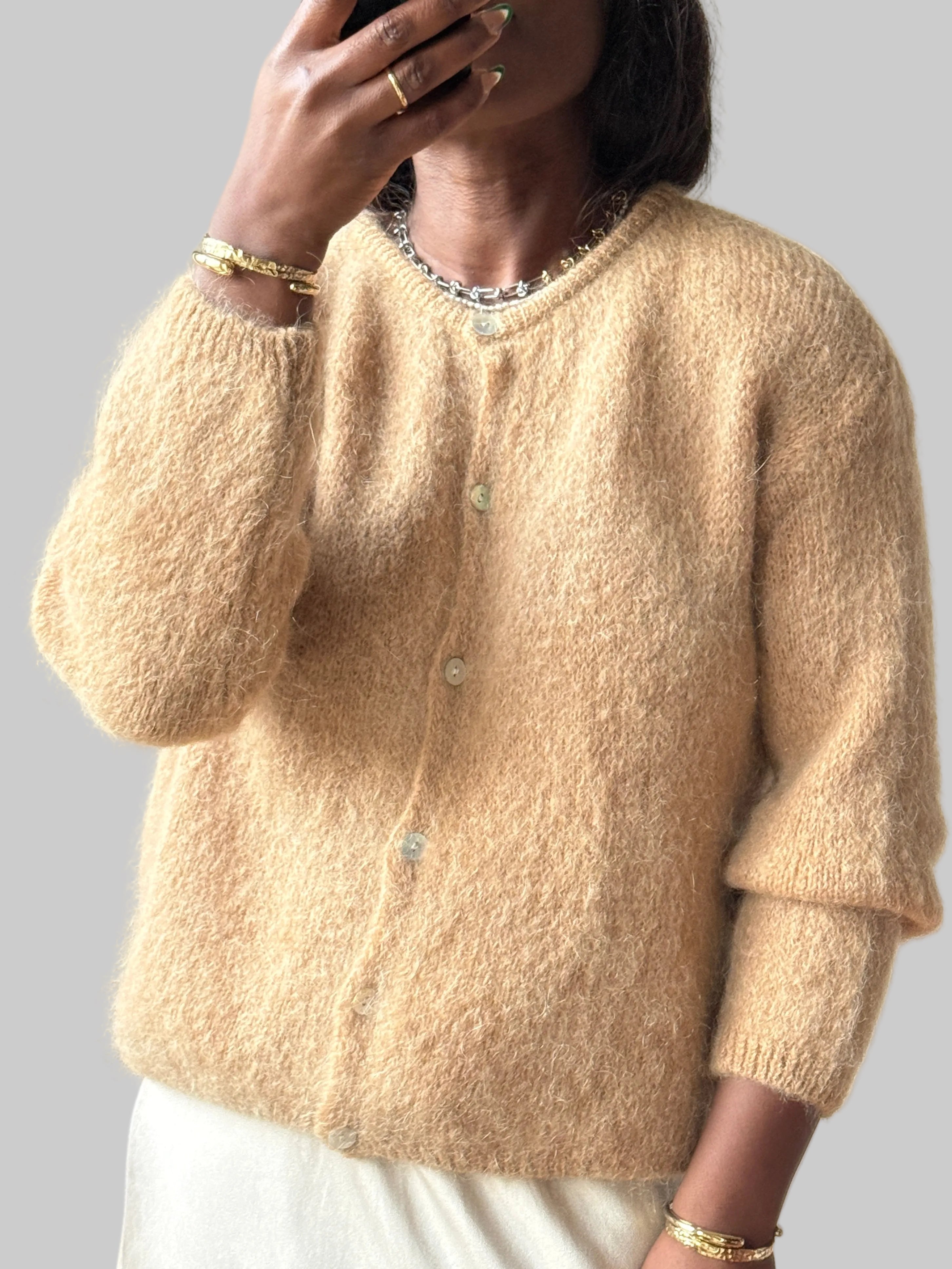 Button Closure Cardigan, One Size (34-42), Normal Fit, New without tags