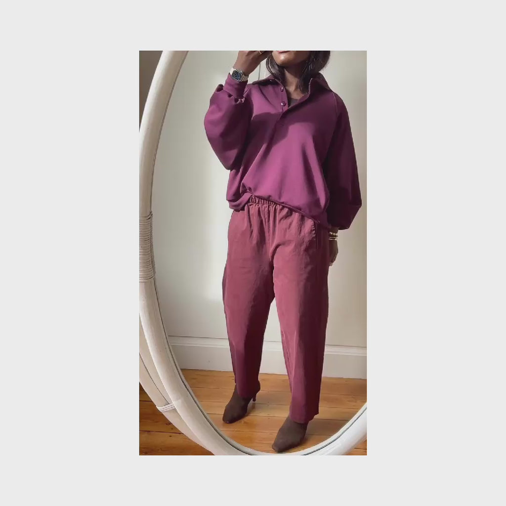 SWEATER ARTÚ BURGUNDY